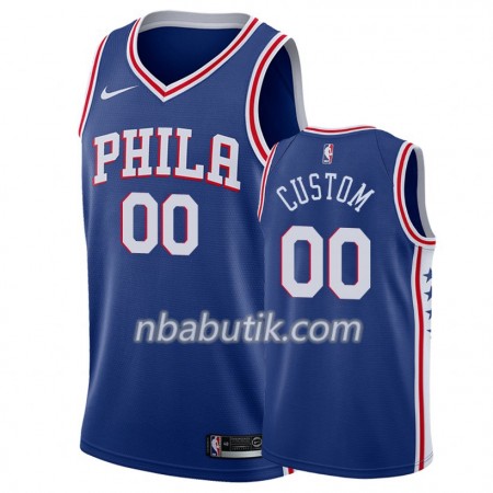 NBA Mænd Trøje Philadelphia 76ers Custom Nike 2019-20 Icon Edition Swingman